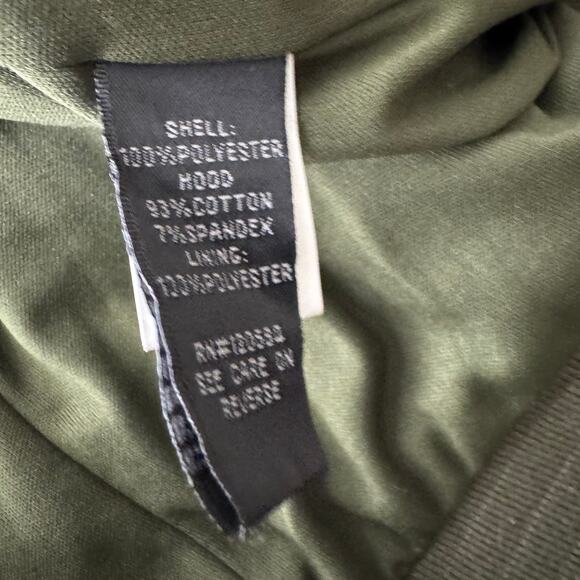 Torrid Nylon Jersey Bomber Olive  Jacket Size 2X - Picture 9 of 10